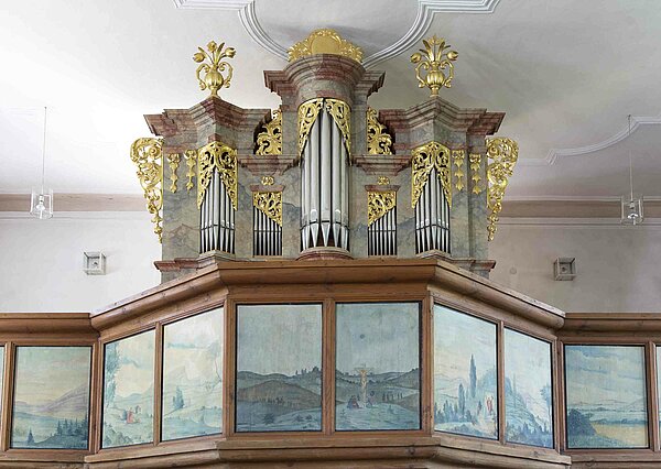 Bild: Die Orgel der Nikolauskirche in Kohlberg