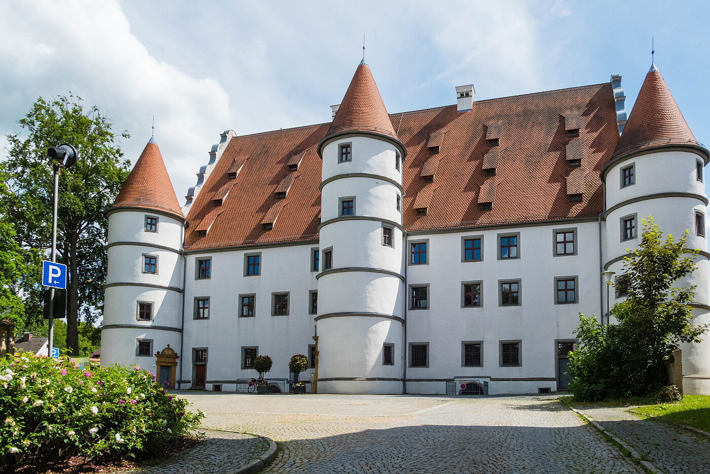 Bild: Das Schloss in Vohenstrauß.