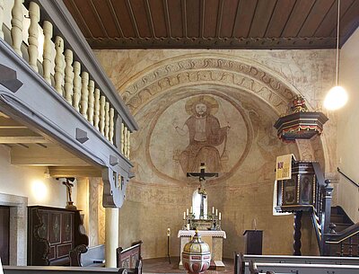 Altarraum der St. Ulrich Kirche in Wilchenreuth Der Altarraum der St. Ulrich Kirche in Wilchenreuth